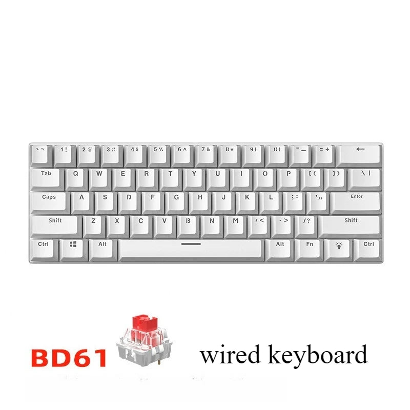 Teclado Mecânico Gamer Premium 60% RGB - Ultra Compacto & Performance⁠
