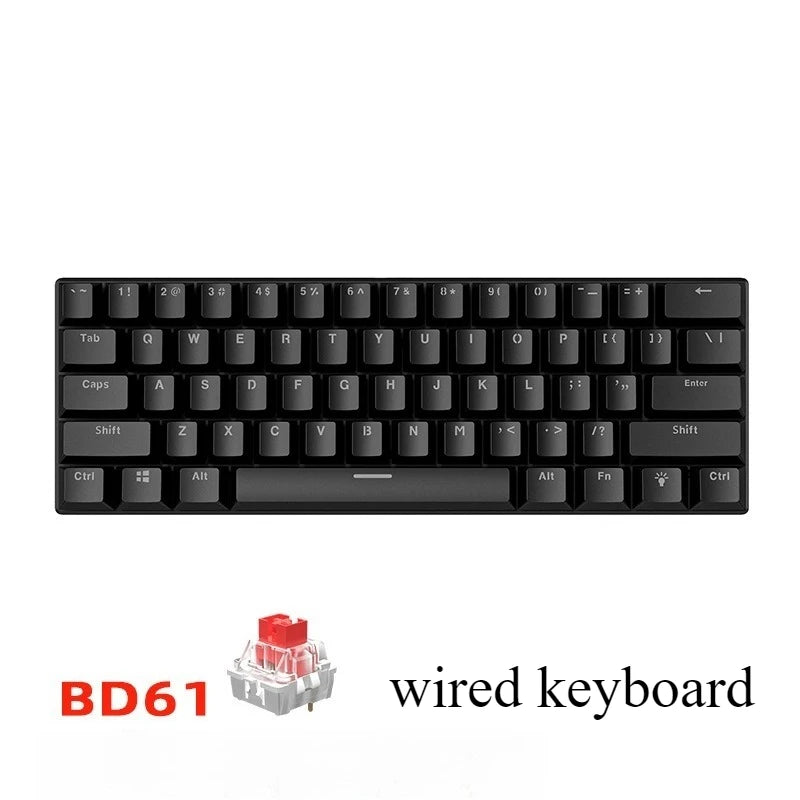 Teclado Mecânico Gamer Premium 60% RGB - Ultra Compacto & Performance⁠