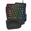 Mini Teclado Gamer de Uma Mão com Iluminação RGB