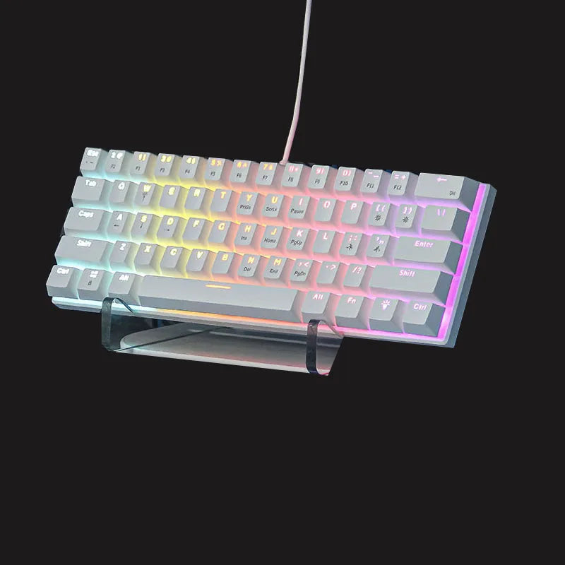 Teclado Mecânico Gamer Premium 60% RGB - Ultra Compacto & Performance⁠