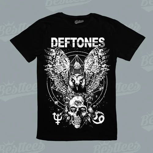 Camiseta Gótica Band T-Shirt Deftones White Pony