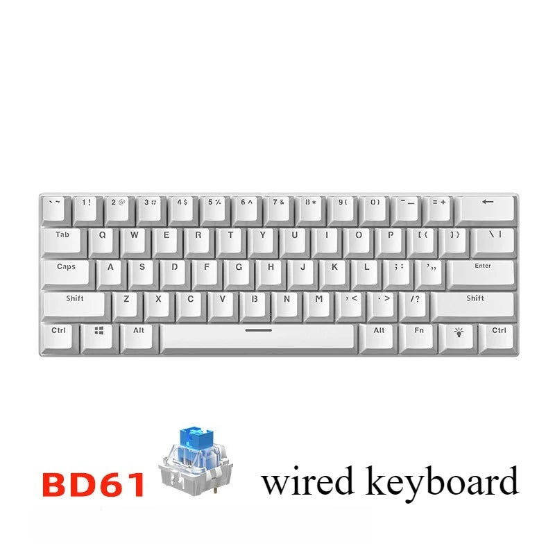 Teclado Mecânico Gamer Premium 60% RGB - Ultra Compacto & Performance⁠