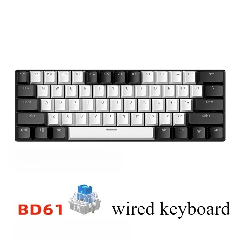 Teclado Mecânico Gamer Premium 60% RGB - Ultra Compacto & Performance⁠